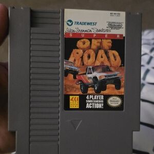 Nintendo NES Game Cartridge - Dark Gray with Black Label